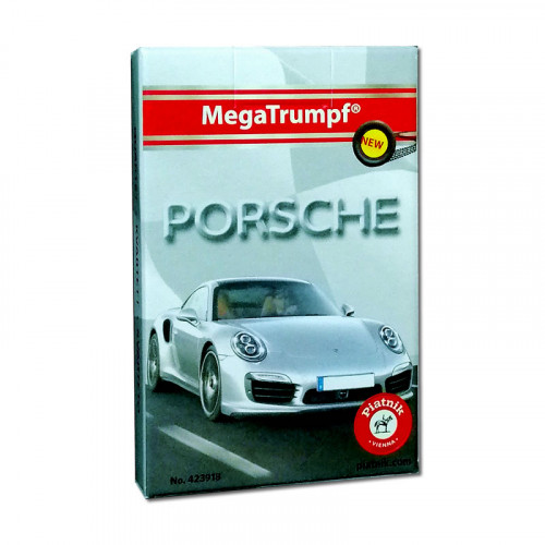 Joc de carti Piatnik, Megatrumpf - masini Porsche, pentru 2-4 jucatori de peste 7 ani